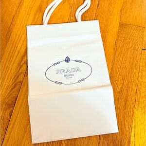 Prada Cream Shopping Bag